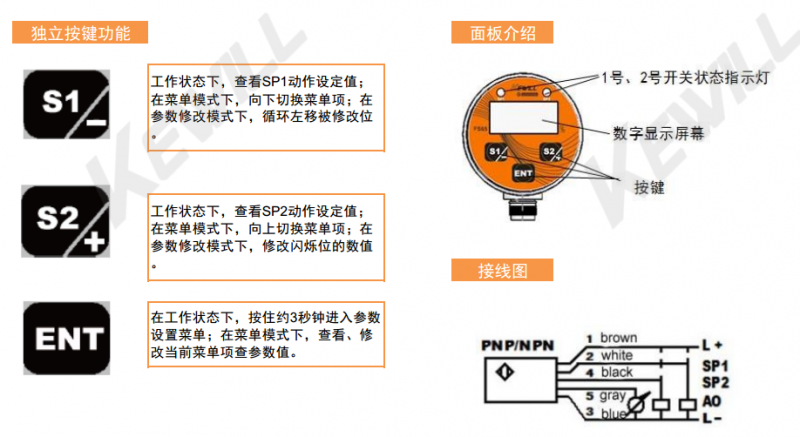 功能介紹及接線圖