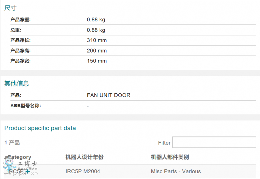 3HNA009327-001 FAN UNIT DOOR / ƹsL aƷ