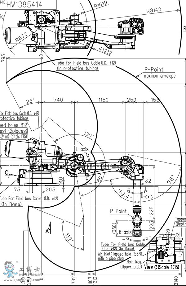 MOTOMAN-SP150R安川工業機器人