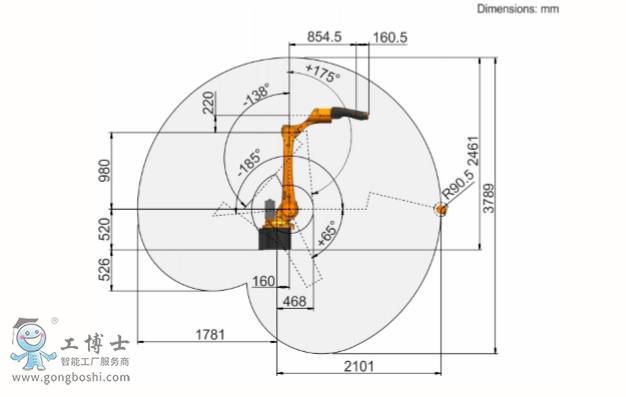 KUKA(k)C(j)KR 8 R2100-2 arc HW